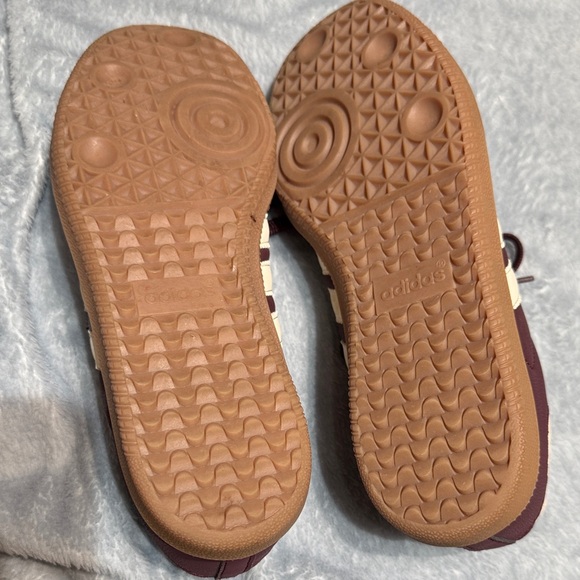 adidas Maroon and Cream Sneakers - Picture 3 of 6